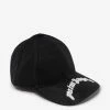 Palm Angels Accessories Black Curved Logo Cap