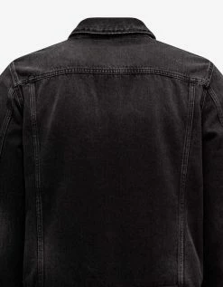 Discount π₯° Palm Angels Clothing Black Denim Jacket With Stripes π 13 Palm Angels Clothing Black Denim Jacket With Stripes