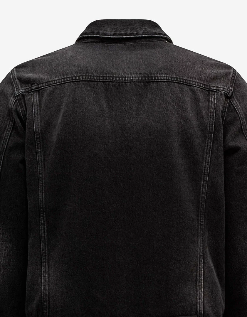 Discount π₯° Palm Angels Clothing Black Denim Jacket With Stripes π 7 Palm Angels Clothing Black Denim Jacket With Stripes