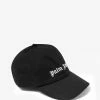 Palm Angels Black Classic Logo Cap