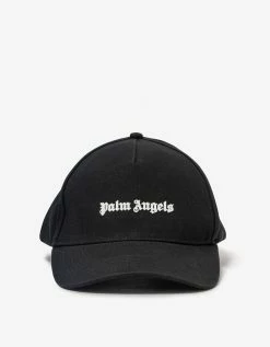 Palm Angels Black Logo Cap