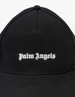 Palm Angels Black Logo Cap