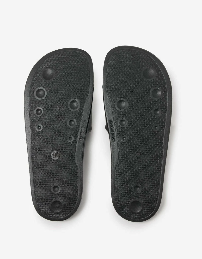 Coupon ⭐ Palm Angels Black Logo Pool Sliders 😀 7 Palm Angels Black Logo Pool Sliders