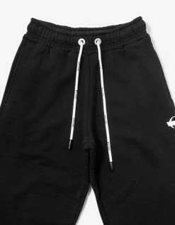 Palm Angels Clothing Black Side Logo Sweat Pants