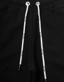 Palm Angels Clothing Black Side Logo Sweat Pants