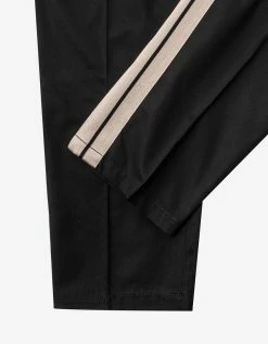 Palm Angels Clothing Black Track Belt Pants