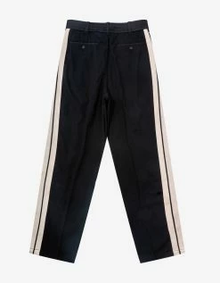 Palm Angels Black Track Belt Pants Clothing