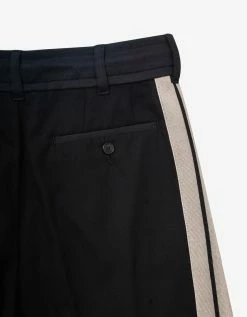 Palm Angels Black Track Belt Pants Clothing