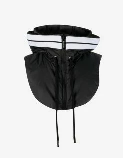 Palm Angels Black Venice Hooded Neckwarmer Accessories