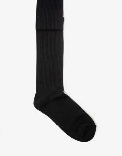Palm Angels Accessories Black Vertical Logo Socks