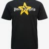 Palm Angels Clothing Black & Yellow Star Sprayed T-Shirt