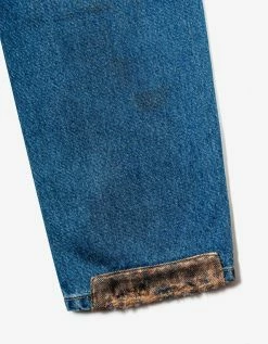 Palm Angels Clothing Blue Curved Palm Tree Regular Jeans