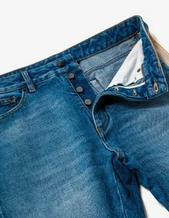 Palm Angels Clothing Blue Side-Stripe Jeans