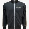 Palm Angels Clothing Dark Grey Classic Track Jacket