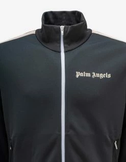 Palm Angels Clothing Dark Grey Classic Track Jacket