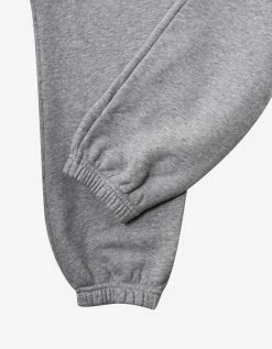 Palm Angels Grey Curved Logo Sweat Pants Clothing
