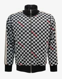 Palm Angels Jacquard Damier Track Jacket Clothing