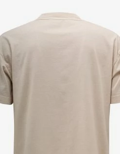 New 🧨 Palm Angels Off White Garment Dye Burning Logo T-Shirt 🤩 9 Palm Angels Off White Garment Dye Burning Logo T-Shirt