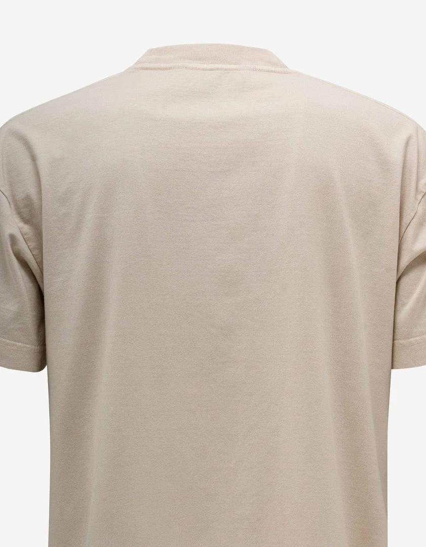 New 🧨 Palm Angels Off White Garment Dye Burning Logo T-Shirt 🤩 6 Palm Angels Off White Garment Dye Burning Logo T-Shirt