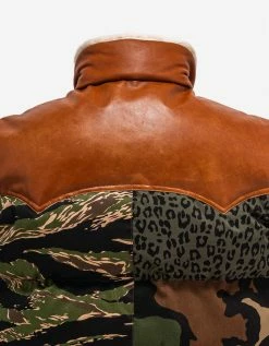 Palm Angels Clothing Patchwork Print Gilet