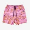 Palm Angels Pink Abstract Palms Swim Shorts Clothing