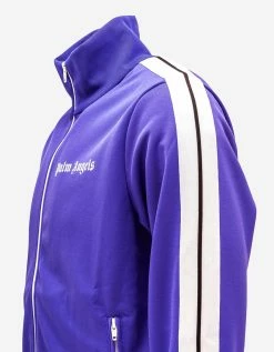 Palm Angels Clothing Purple Classic Track Jacket
