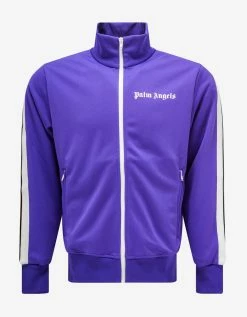 Palm Angels Clothing Purple Classic Track Jacket