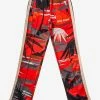 Palm Angels Red Hawaii Track Pants Clothing