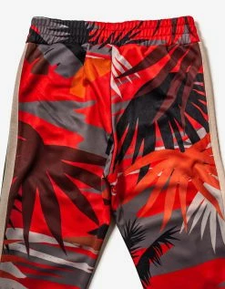 Palm Angels Red Hawaii Track Pants Clothing
