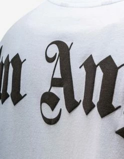 Palm Angels Clothing White Logo Oversized T-Shirt