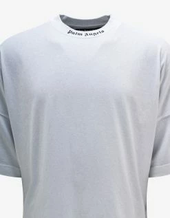 Palm Angels Clothing White Logo Oversized T-Shirt