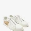 Palm Angels White New Teddy Bear Tennis Trainers