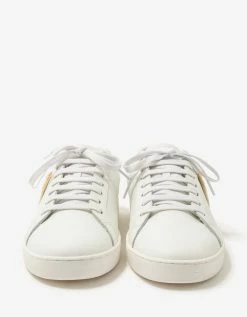 Palm Angels White New Teddy Bear Tennis Trainers