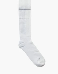 Palm Angels Accessories White Vertical Logo Socks