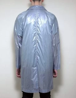 Raf Simons Clothing Blue Coat With T-Shirt Layer