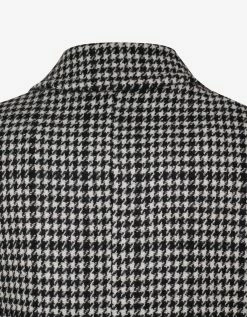 Raf Simons Clothing Houndstooth Check Wool Coat