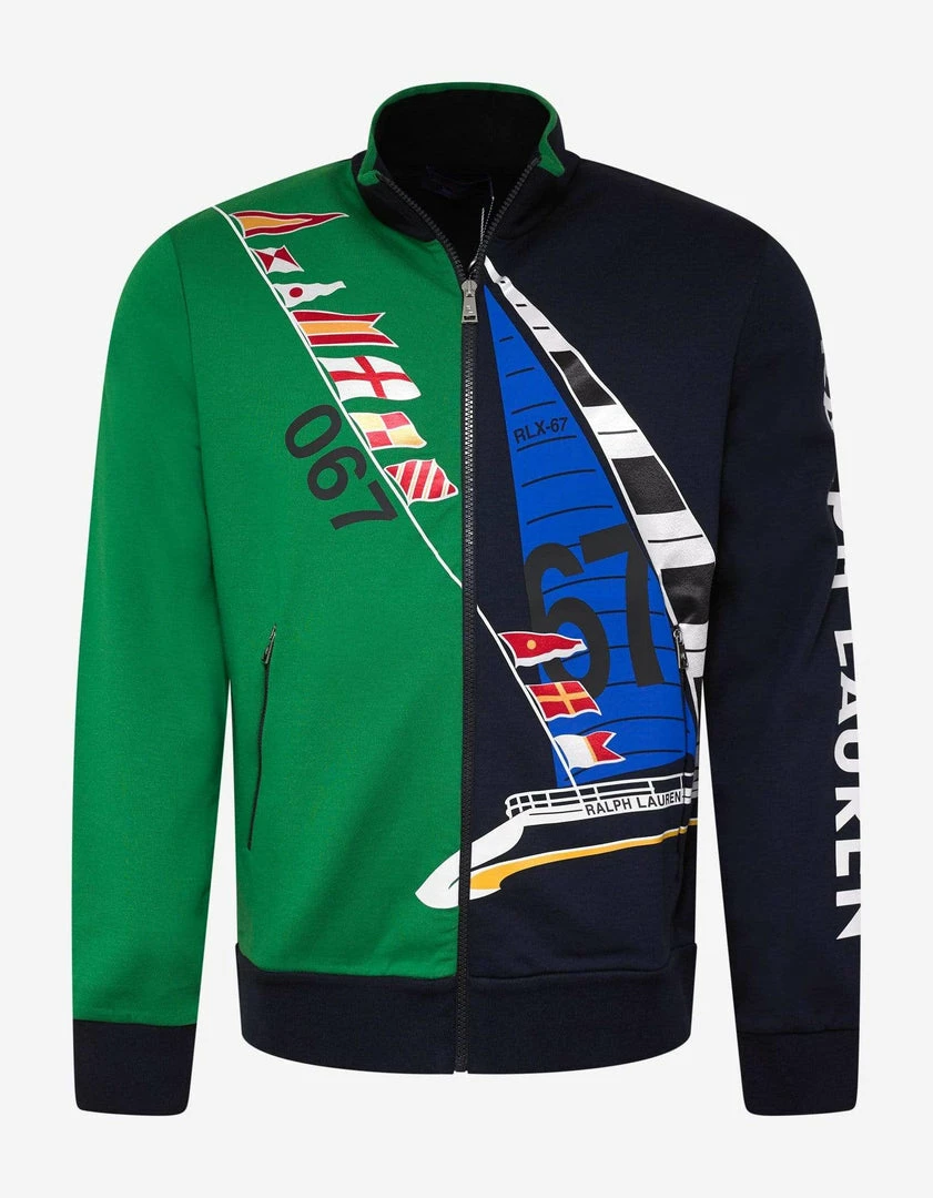Cheap π Ralph Lauren Purple Label Clothing Nautical Print Track Jacket π 3 Ralph Lauren Purple Label Clothing Nautical Print Track Jacket
