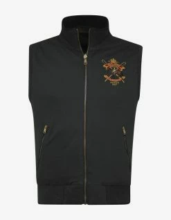 Ralph Lauren Purple Label Navy Blue Reversible Hybrid Gilet