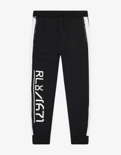 Ralph Lauren RLX Clothing Black RLX Logo Print Sweat Pants