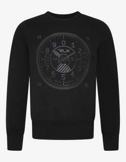 Ralph Lauren RLX Clothing Black Watch Dial Print Sweatshirt