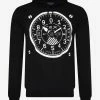 Ralph Lauren RLX Clothing Black Watch Dial Wool-Blend Hoodie