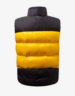 Ralph Lauren RLX Carleton Black & Yellow Down Gilet Clothing