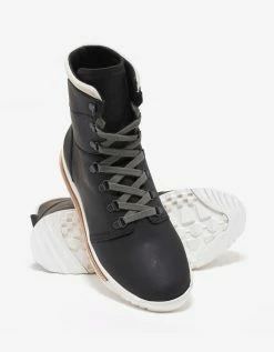 Rick Owens Footwear Lace Up Dirt Grafton Black Boots