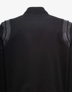 Saint Laurent All-Black Wool Teddy Jacket Clothing