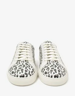 Budget π Saint Laurent Andy Babycat Print Leather Trainers π₯° 11 Saint Laurent Andy Babycat Print Leather Trainers