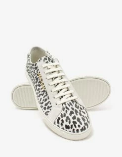 Budget π Saint Laurent Andy Babycat Print Leather Trainers π₯° 13 Saint Laurent Andy Babycat Print Leather Trainers