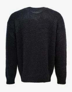Saint Laurent Black 90s Signature Mohair Sweater