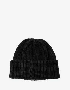 Saint Laurent Accessories Black Cashmere Beanie Hat