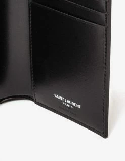 Saint Laurent Accessories Black Cassandre Card Wallet