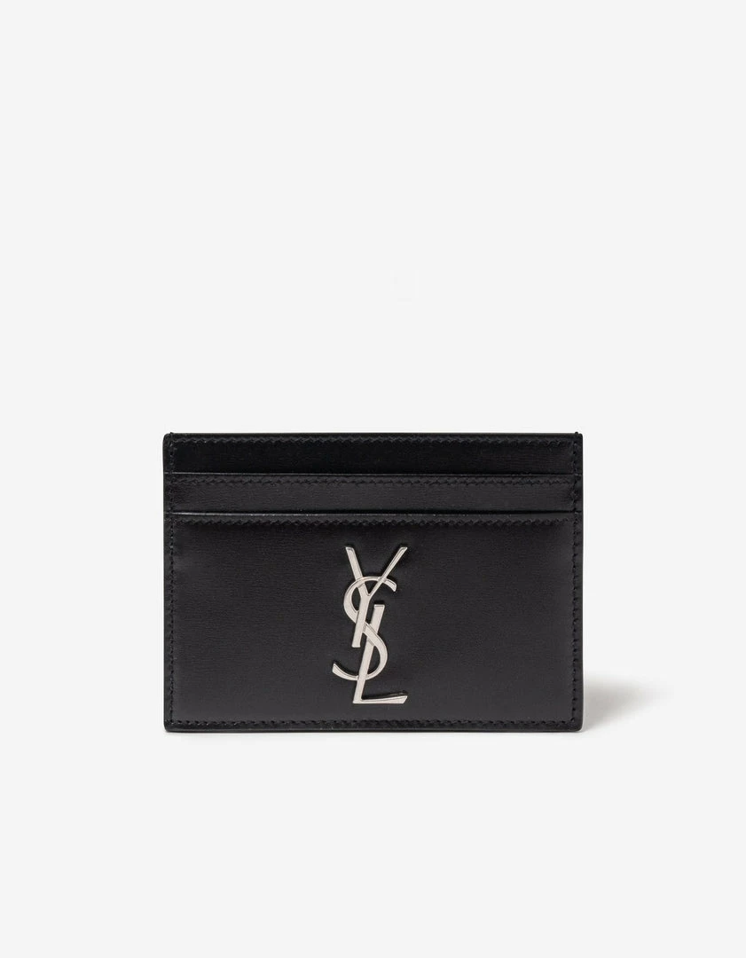 New π Saint Laurent Accessories Black Cassandre Leather Card Holder β 3 Saint Laurent Accessories Black Cassandre Leather Card Holder